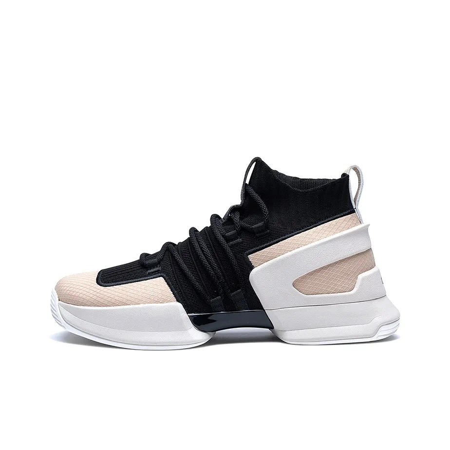 EQLZ EQUALIZER Zero Cell Slip Resistant, Abrasion Resistant, And Balanced Mid Top Basketball Shoes Unisex Gray Black