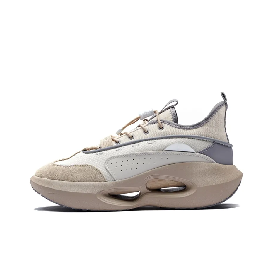 361° HOURGLASS Time Woven Slip Resistant, Abrasion Resistant, Lightweight Low Top Basketball Shoes Men's Wheat Brown