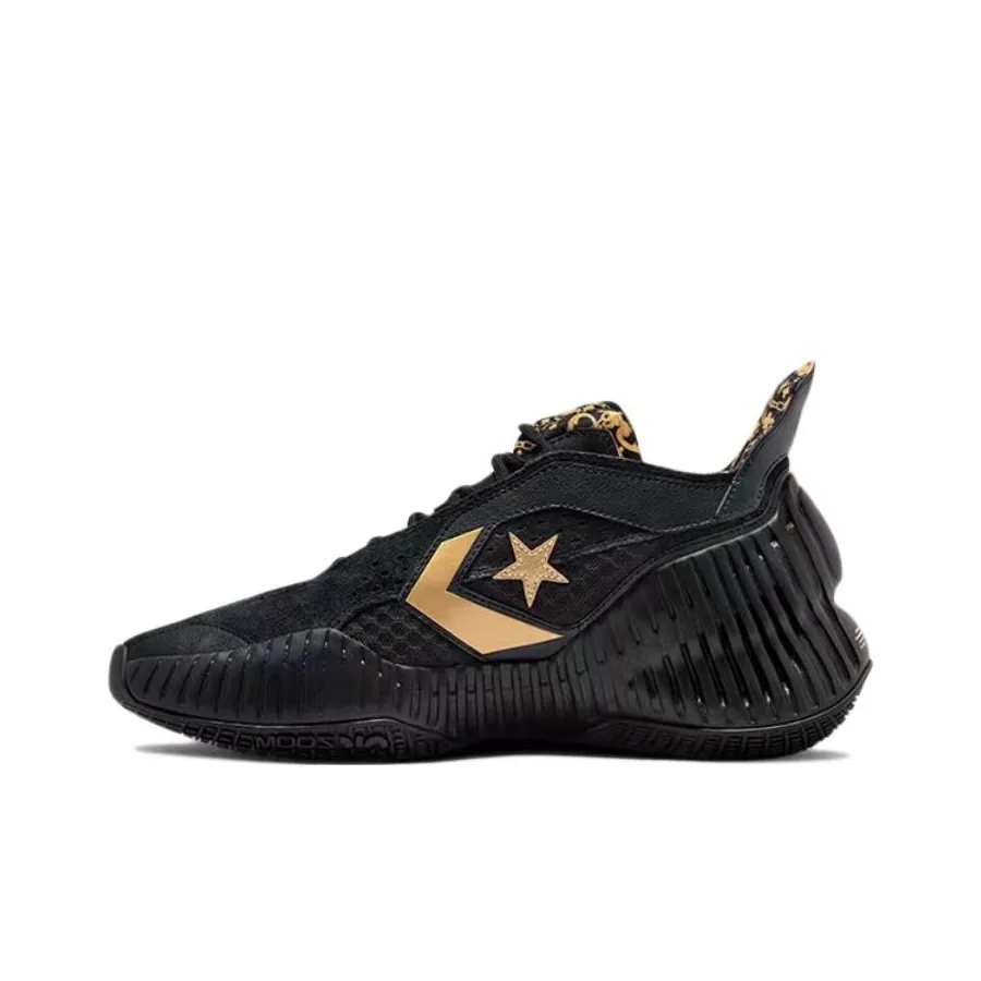 Converse All Star Bb Prototype Cx Mid Black Gold Baroque