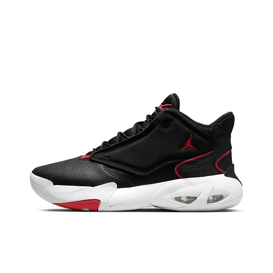 Jordan Max Aura 4 Black University Red