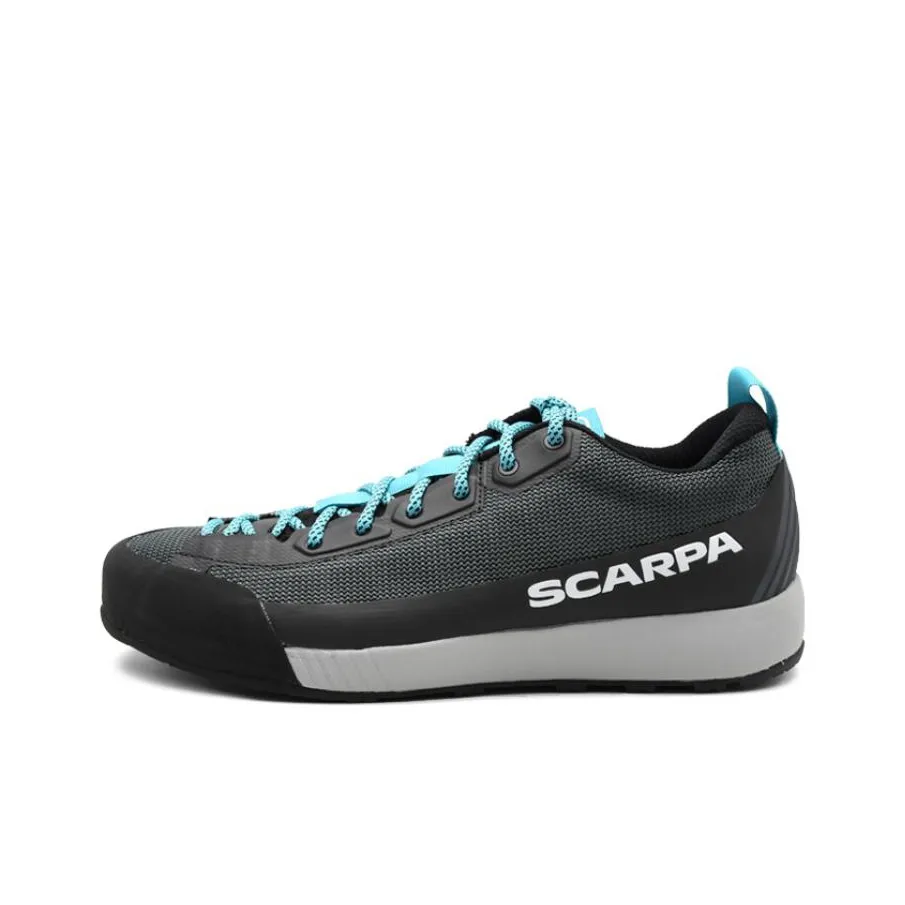SCARPA Gecko Cushioning Anti Slip Wear Resistant Breathable Lightweight Coverage Low Top Casual Shoes Men's Gray Blue