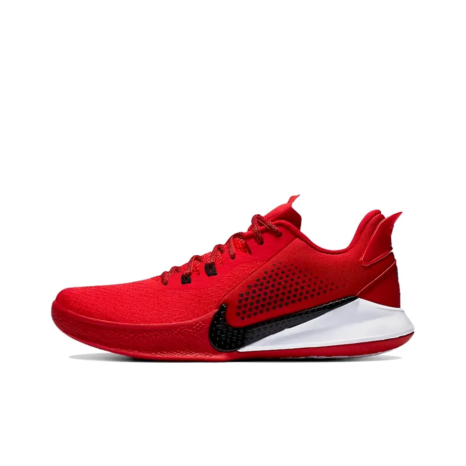 Nike Mamba Fury Basketball Shoes Men Mid Top Red/White