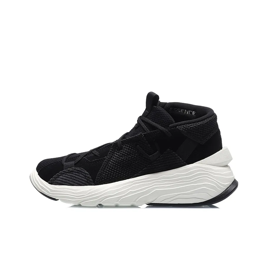 LiNing Kung Fu Jackie Chan Kung Fu Collection Essence Winterized Basketball Shoes Women's Black White