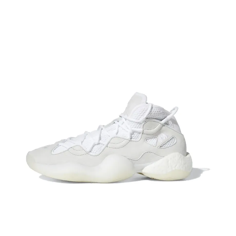Adidas Originals Crazy BYW 3,0 BYW III Azure Foot Non Lower Skirt Легкий MID Топ Баскетбольные кроссовки Мужской Белый