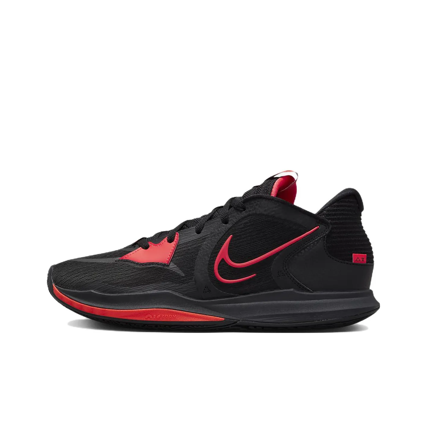 Nike Kyrie Low 5 Irving 5 Амортизаторы Устойчивость к истиранию Низкий Топ Баскетбольные кроссовки Мужской Черный Красный