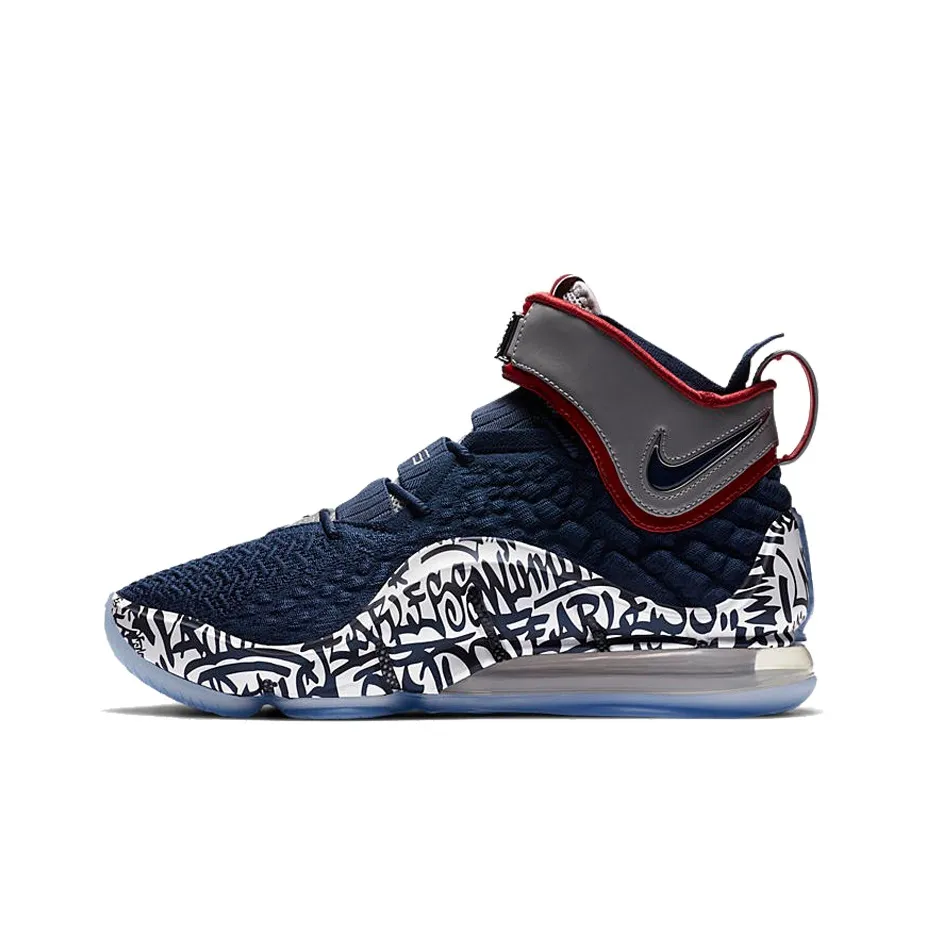 Nike LeBron 17 EP LeBron 4 Cold Blue Graffiti