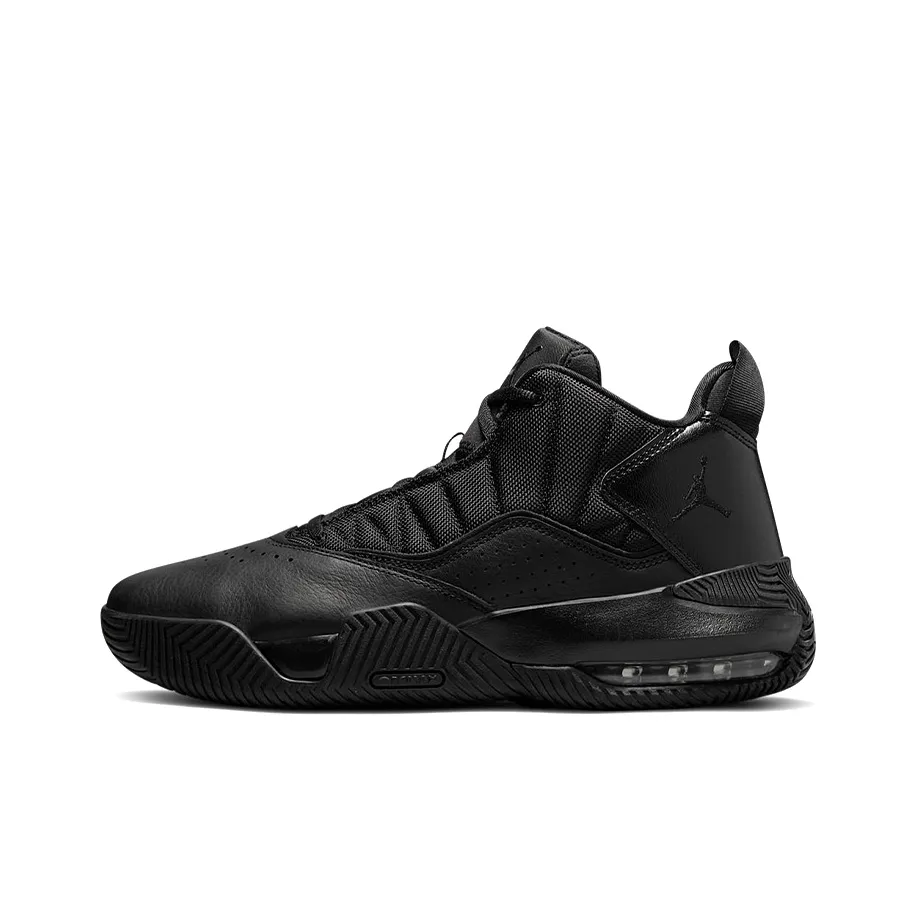 Jordan Stay Loyal Basketball Shoes Men Mid Top Black