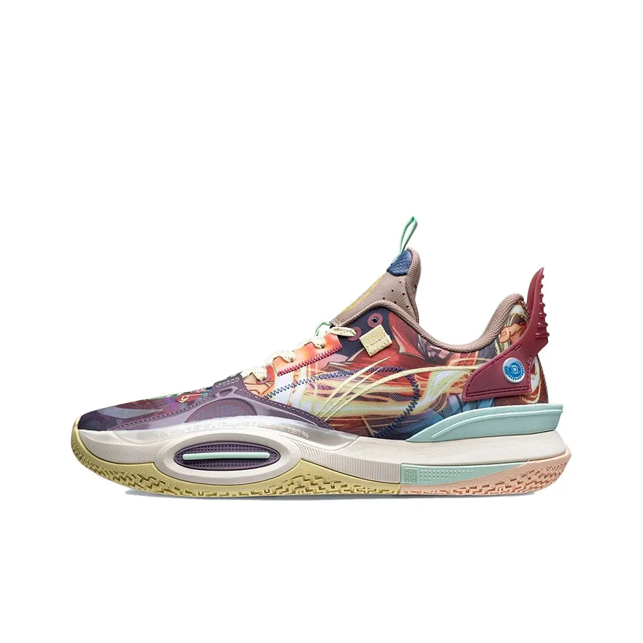 MARVEL LiNing ALL CITY10 ' Doctor Strange ' Rebound Cushioning Low-Top Performance Basketball Shoes Magic Color