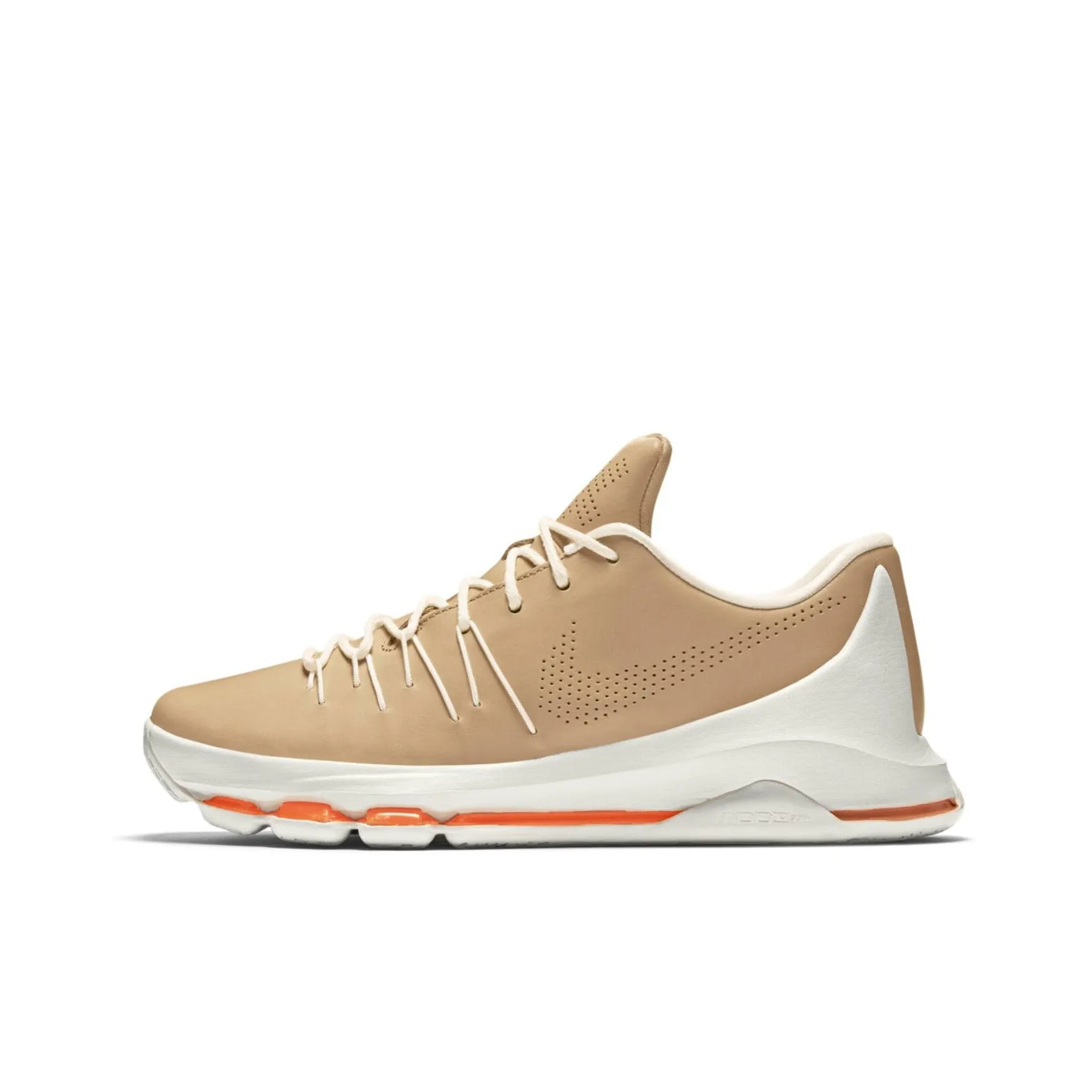 Nike KD 8 Anti-slip Легкий Низкий Топ Баскетбольные Кроссовки Мужские Коричневые