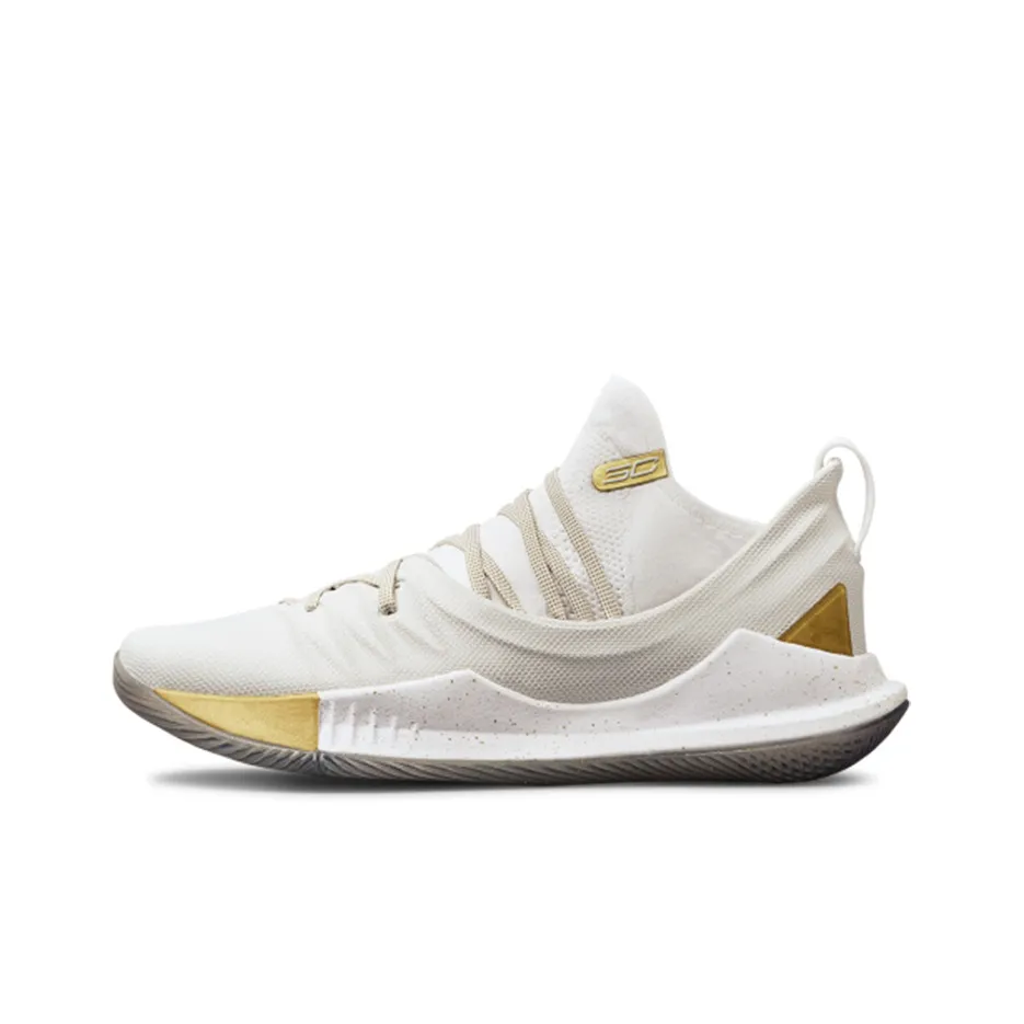 Under Armour Curry 5 White Gold