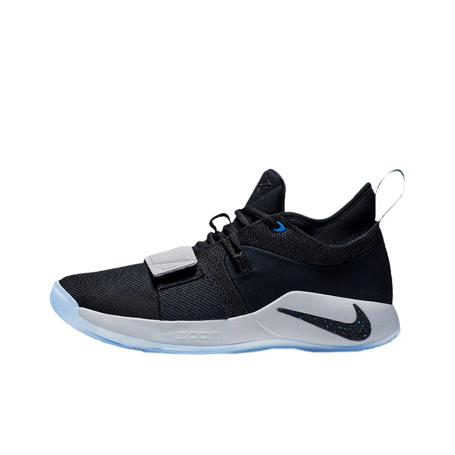 Nike PG 2,5 Черный PHOTO 'Синий' Павл Джордж Амортизация Легкий Низкий Топ Баскетбольные кроссовки для игры Мужской Черный Синий