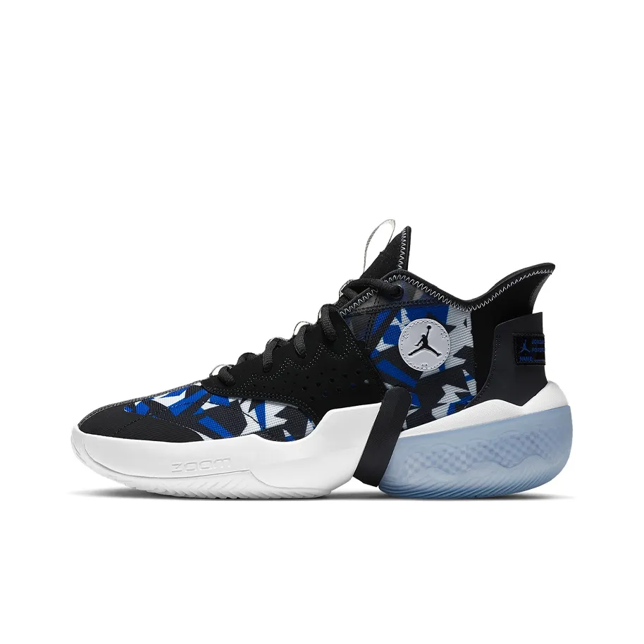 Air Jordan React Elevation Pf 'Fractal Pattern   Black Racer Blue'