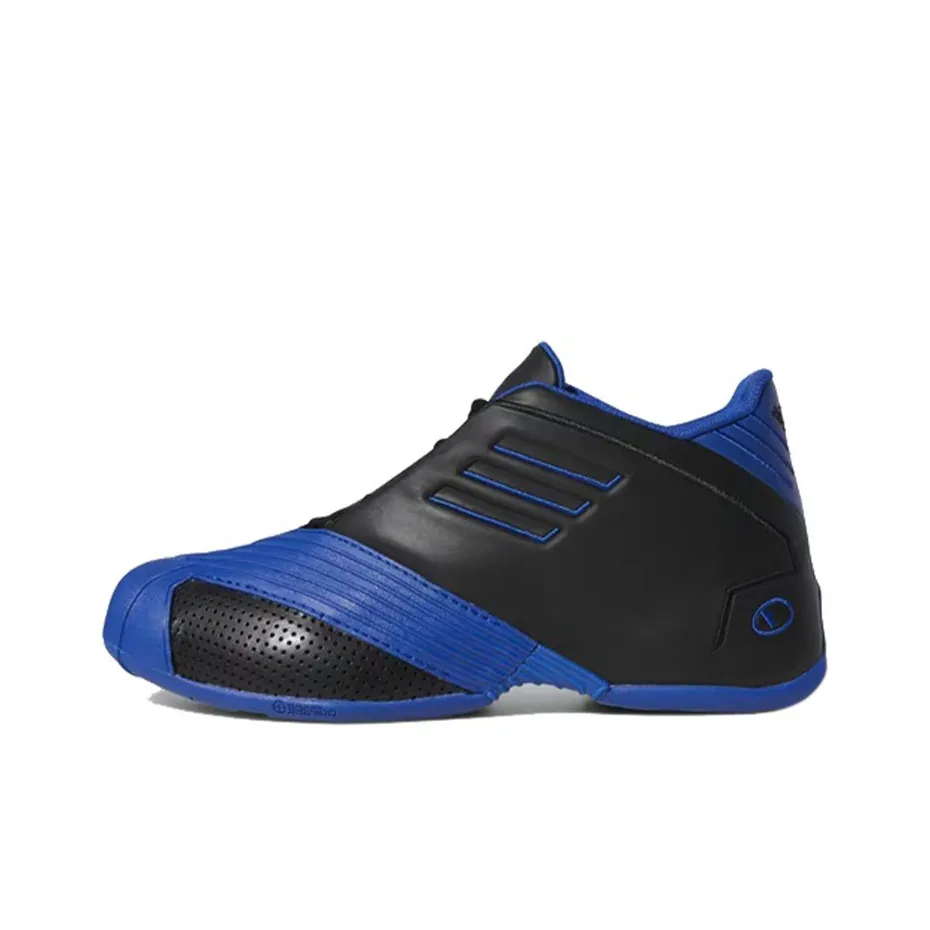 Adidas T Mac 1 Basketball Shoes Men Mid Top Blue Black