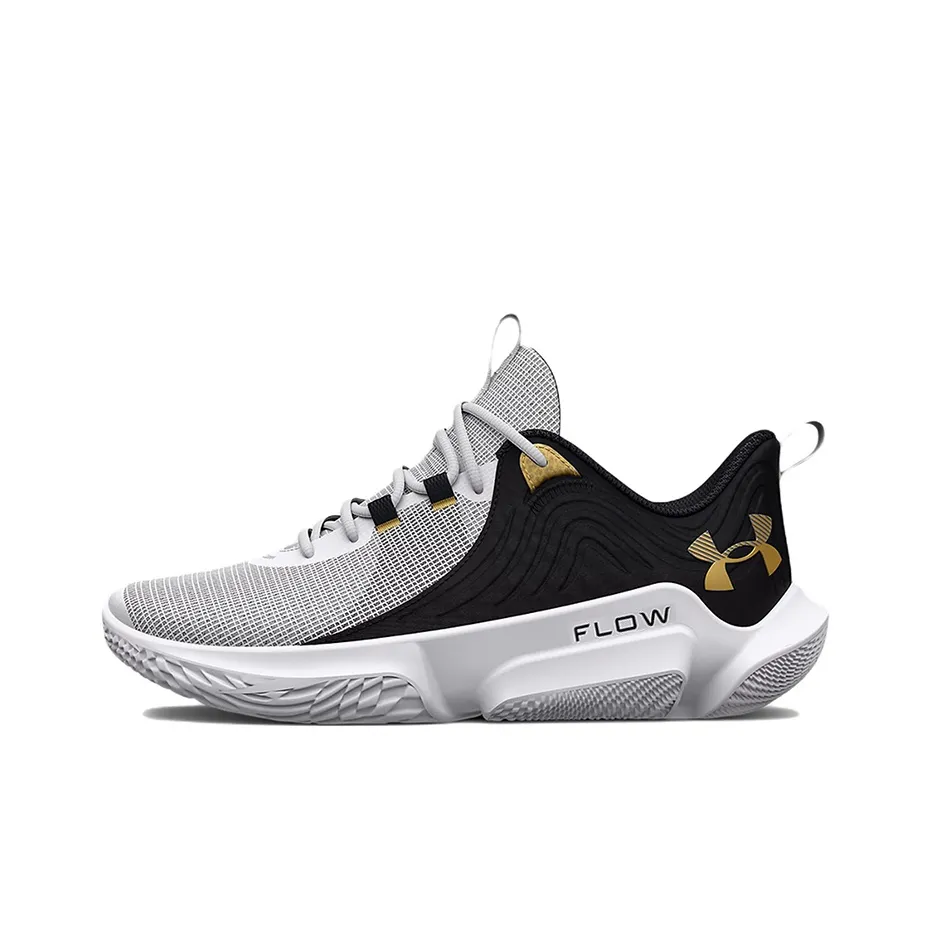 Under Armour Flow FUTR X 2 Low Баскетбольные кроссовки Топ Унисекс Белый Черный