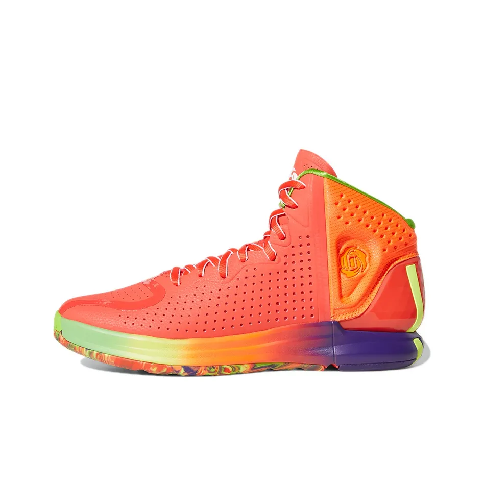 Adidas D Rose 4 Restomod Solar Red Rainbow