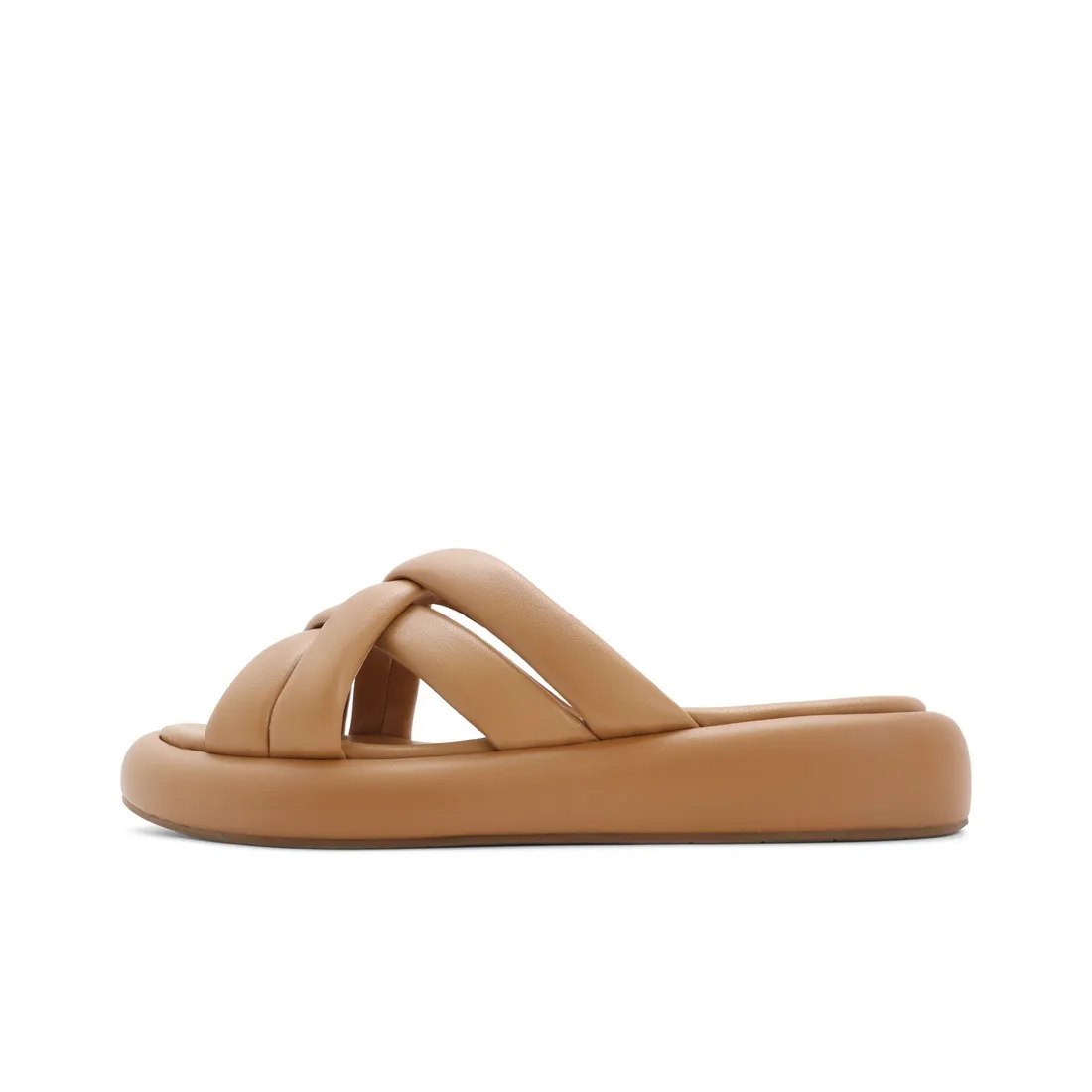 BELLE Rubber Sole Sandals Women's Apricot Beige