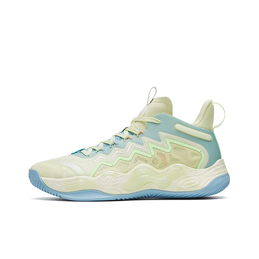 ANTA Magic Cement Bottom Resistant к истиранию Низкий Топ Баскетбольные кроссовки Мужской Желтый