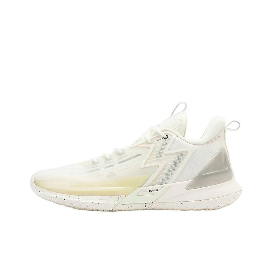 361° Big3 4.0 SWITCH M1RO Cushioning Anti Slip And Wear Resistant Low Top Performance Basketball Shoes Men's White