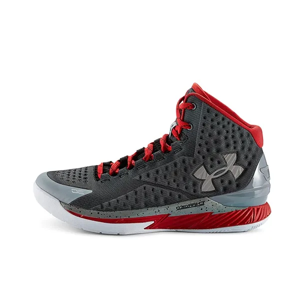 Under Armour Curry 1 Underdog Curry High Топ Баскетбольные кроссовки для игры Мужской Серый