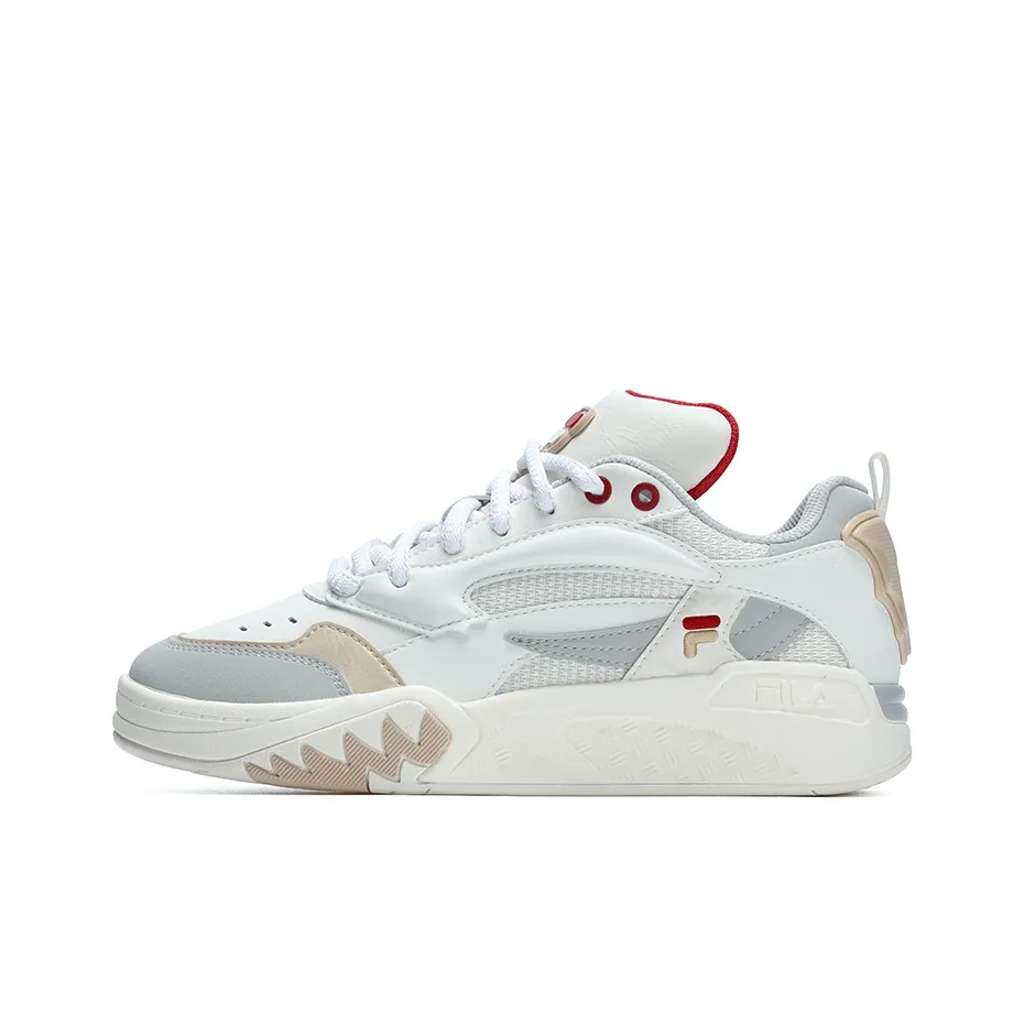FILA FUSION Desperado Vintage Basketball Shoes 'White Grey Red' Women's