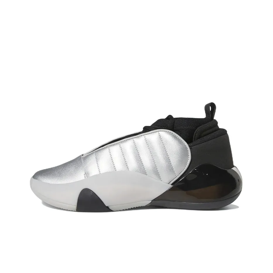 Adidas Harden Volume 7 Basketball Shoes 'Silver Metallic / Black'