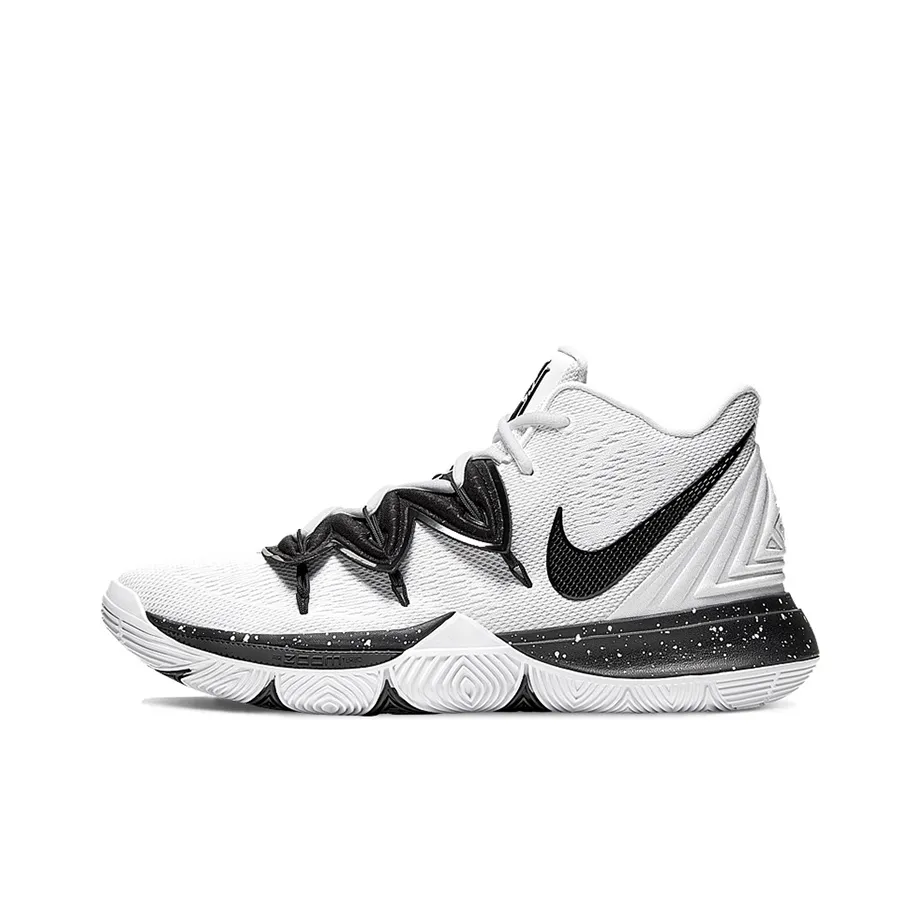 Nike Kyrie 5 TB Irving 5 Oreo MID Топ Баскетбольные кроссовки для игры Мужской Белый Черный