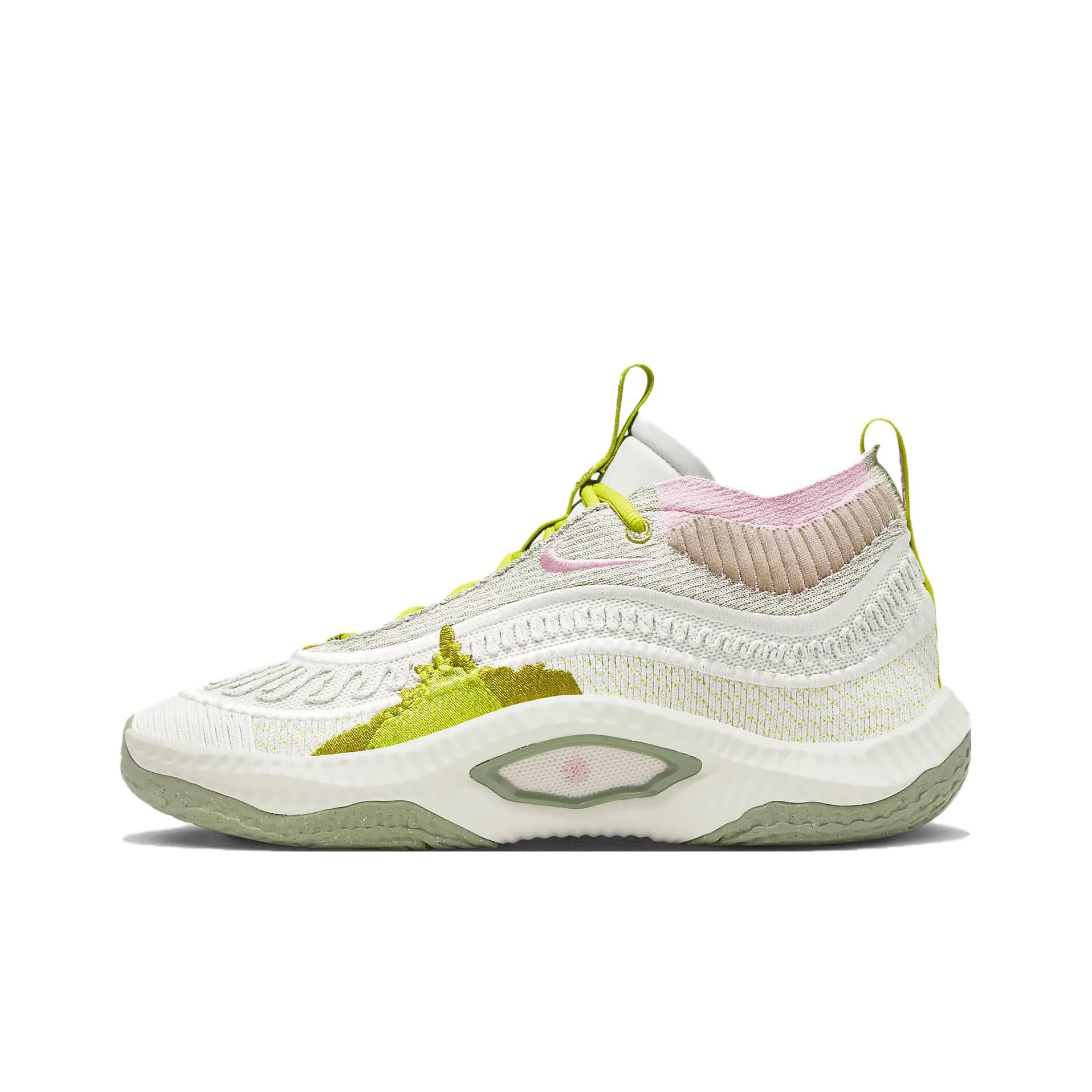 Nike Cosmic Unity 3 Амортизирующие подошва для баскетбола Мужские Зеленые