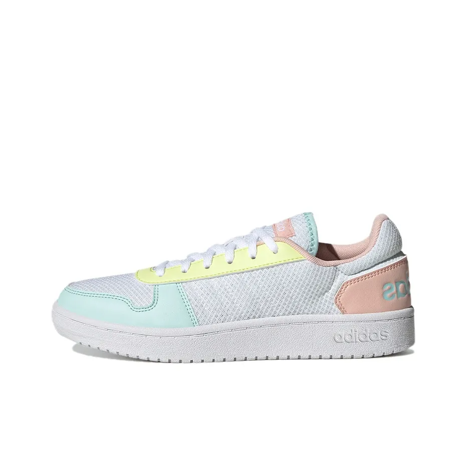 Adidas Hoops 2.0 'White Pink Blue' Women's