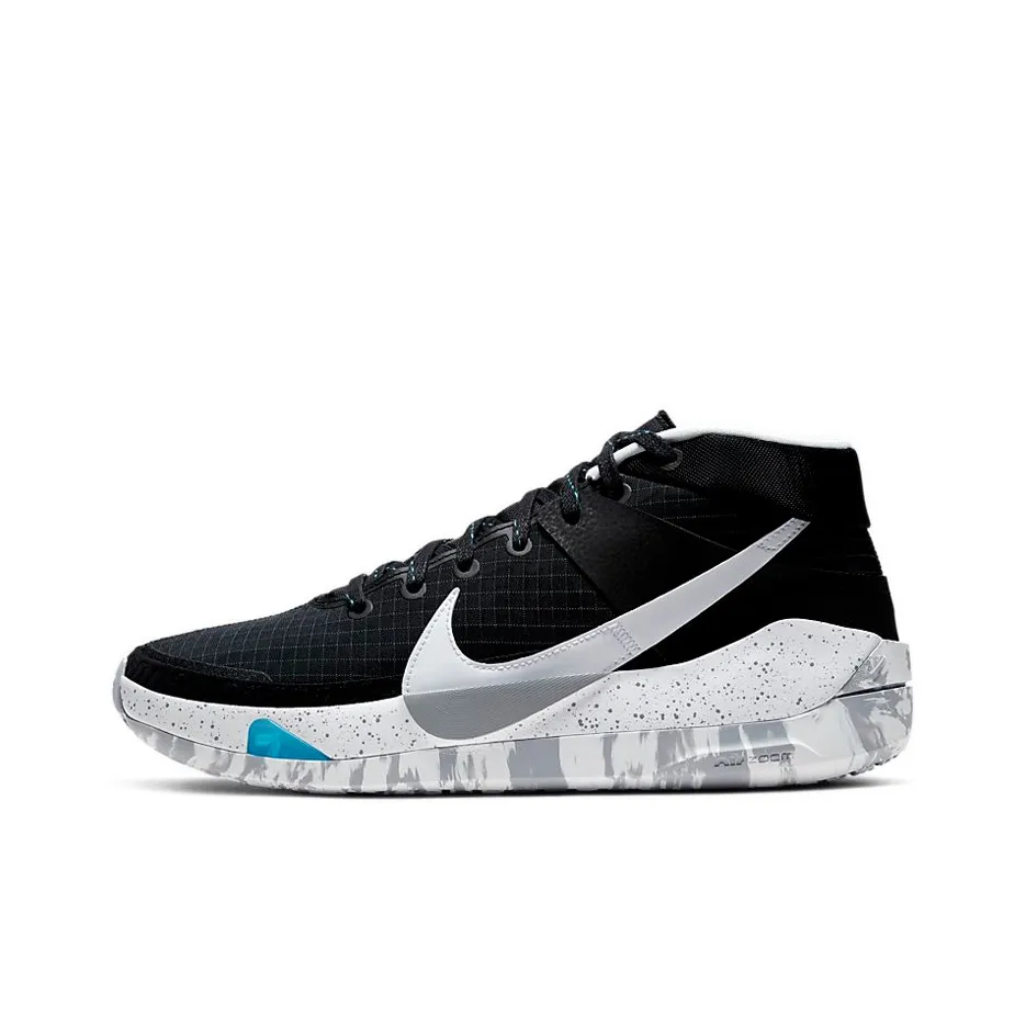 nike KD 13 MID Топ Баскетбольные кроссовки для игры Унисекс Черный Часы