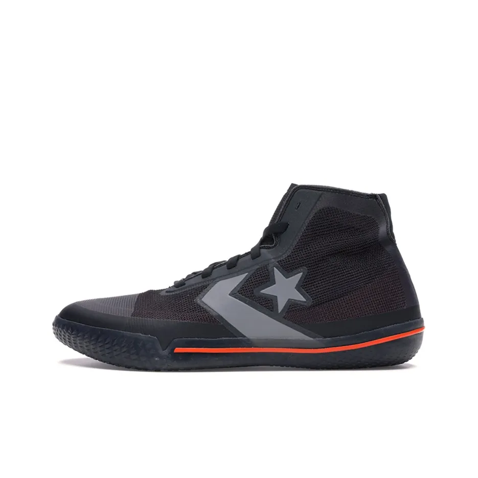 Converse All Star Pro Bb Black Silver Orange