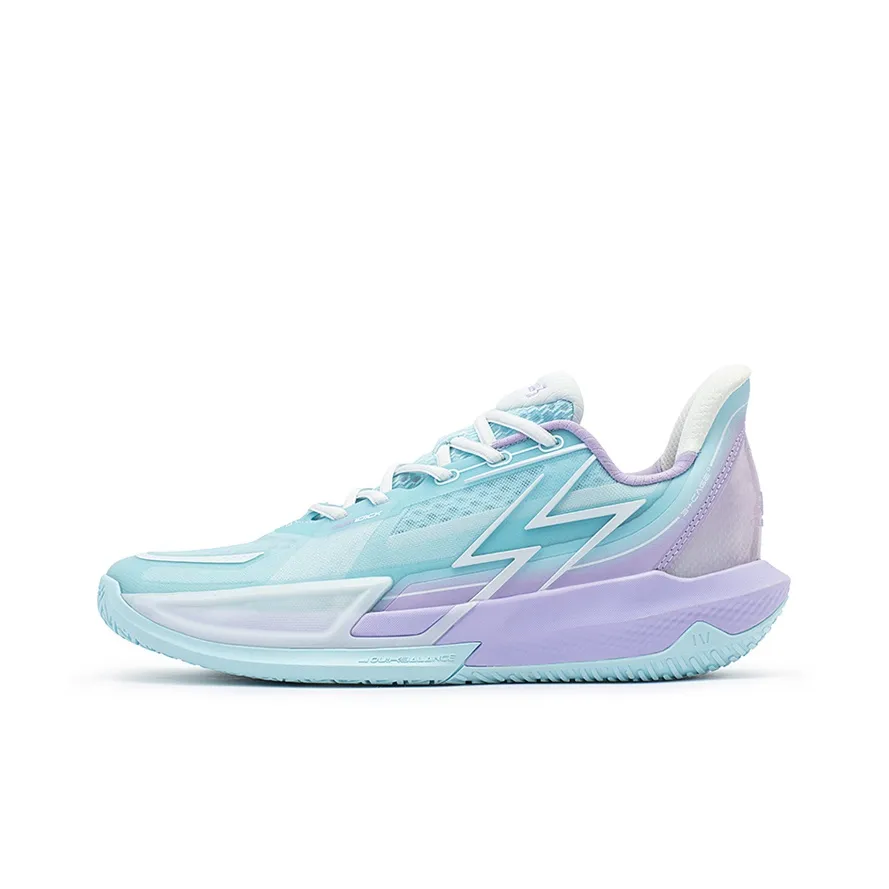 361° Big3 4.0 QUICK Ice Cushioning Anti Slip And Wear Resistant Low Top Basketball Shoes Men's Cirrus Blue