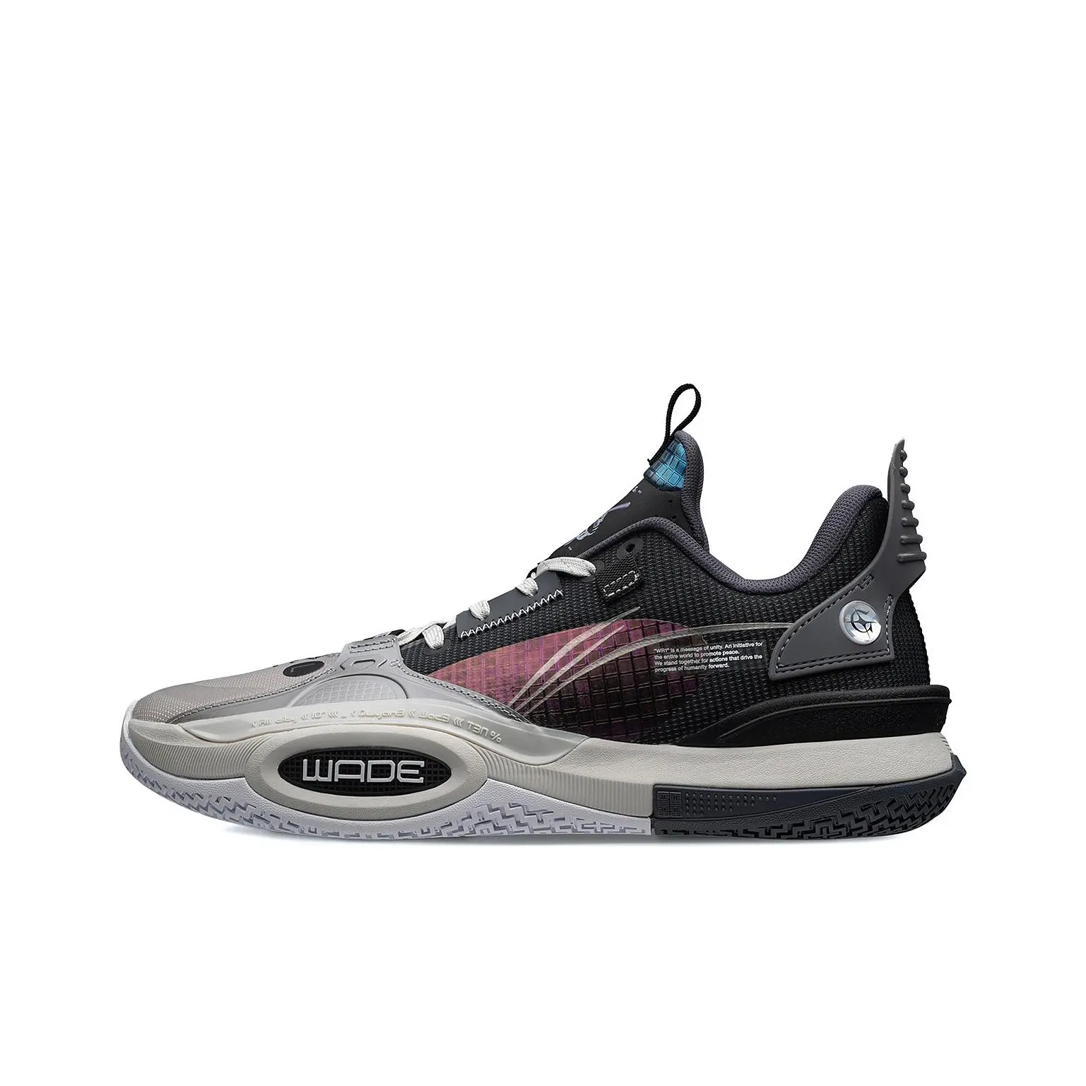 LINING Wade All City 10 X Glare We Are One 'Black Silver'