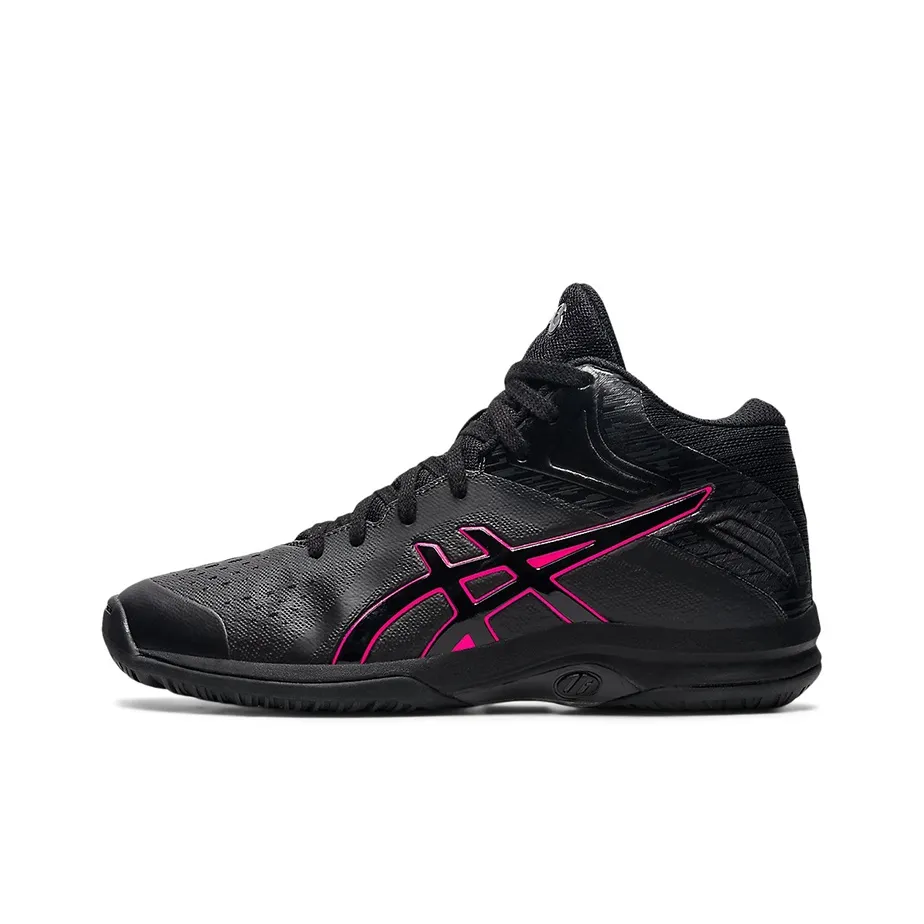 Asics Lady Gelfairy 8 Speva Wear Resistant Mid Top Basketball Shoes Women's Black Pink