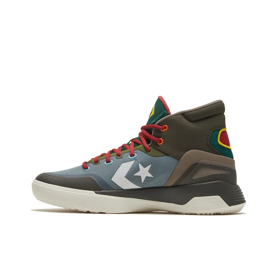 Converse G4 High Top Basketball Shoes Dark Green