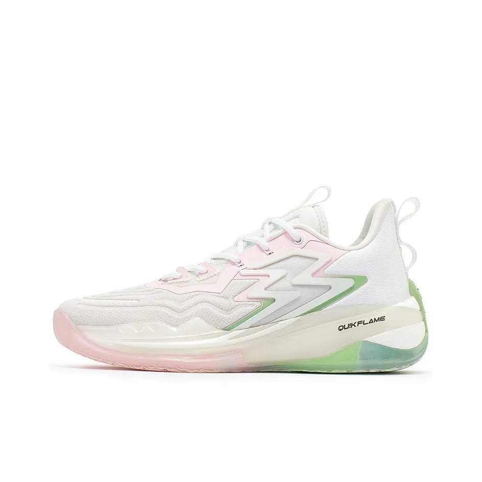 361° Big3 3.0 Pro Low Top Basketball Shoes Men's Gray Pink