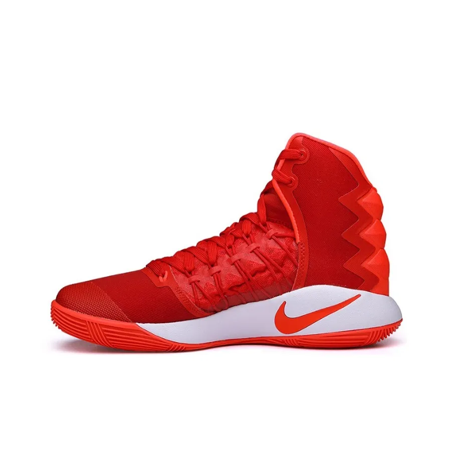 nike Hyperdunk Нескользящий Легкий Высокий Топ Баскетбольные Кроссовки для Игры Мужские Красный Белый 2016 Edition
