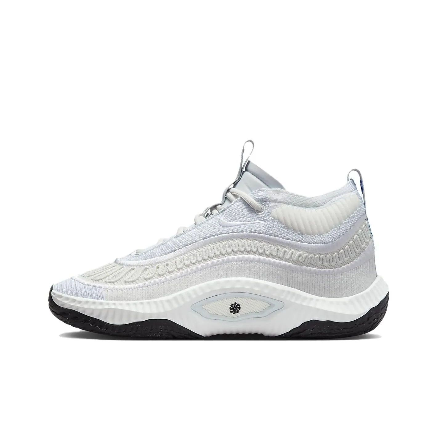 nike Cosmic Unity 3 'Белый цвет вершины' Устойчивый к истиранию Дышащий Низкий Топ Баскетбольные кроссовки Мужской Белый