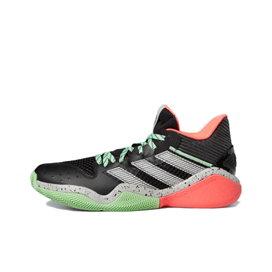Adidas Harden Stepback 1 Амортизирующие низкие баскетбольные кроссовки с противоскользящим покрытием мужские черные серые зеленые