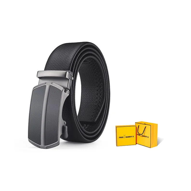FREE RABBITⅡ Автоматическая застежка бизнес-ремень новинка кожаные ремни мужской ширина 3,5 см