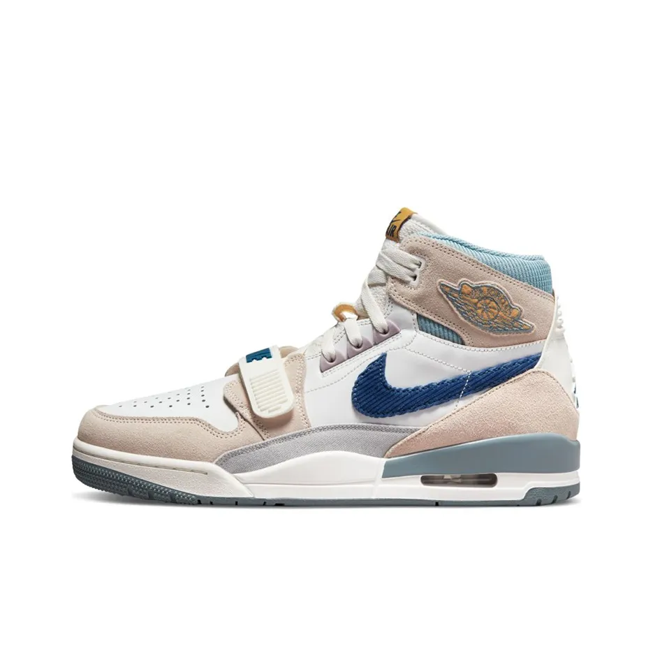 Air Jordan Legacy 312 'Corduroy Swoosh White Mystic Navy'