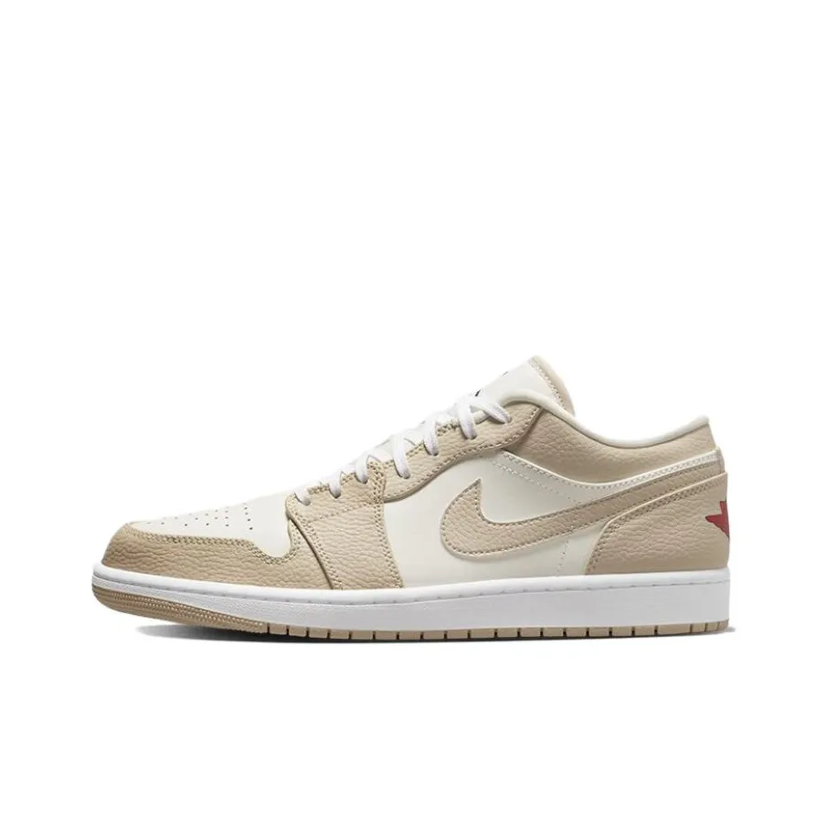 JORDAN 1 Low Se Sail Rattan University Red