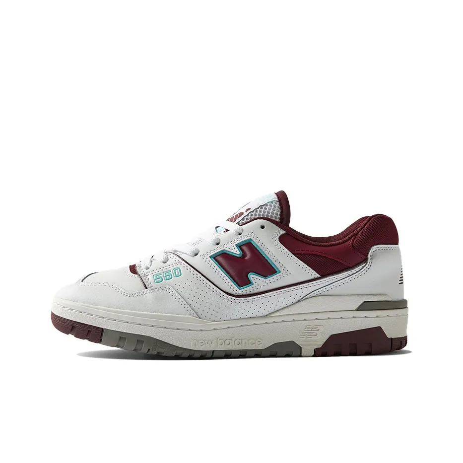 New Balance 550 'Burgundy/Cyan' Sneakers