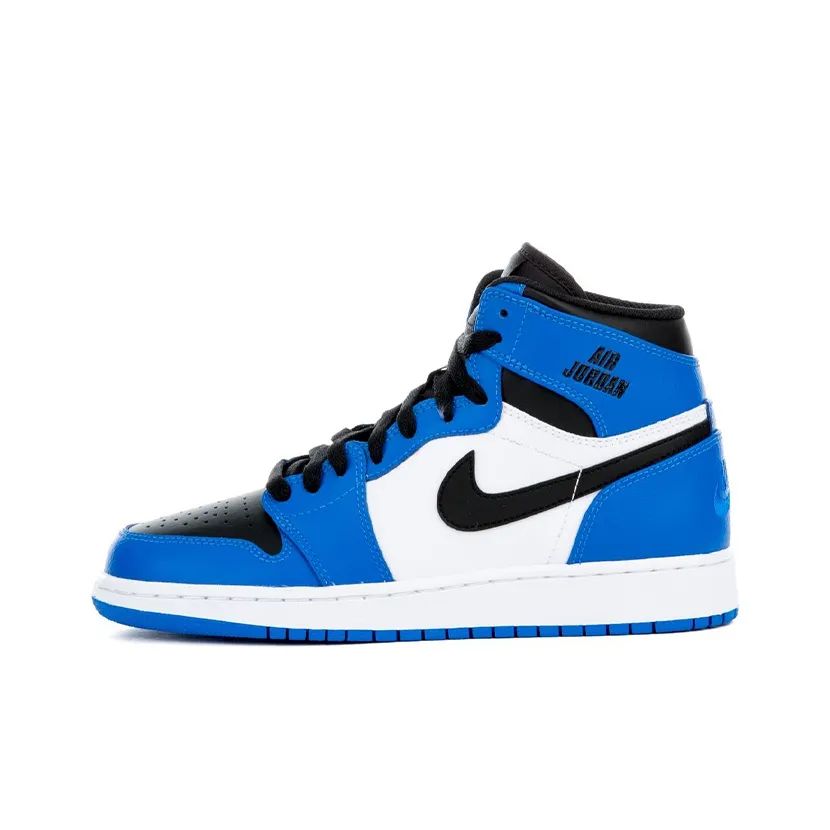 Jordan Air Jordan 1 Ретро Высокие амортизаторы устойчивая нижняя юбка высокий топ винтажные баскетбольные кроссовки женские синий белый