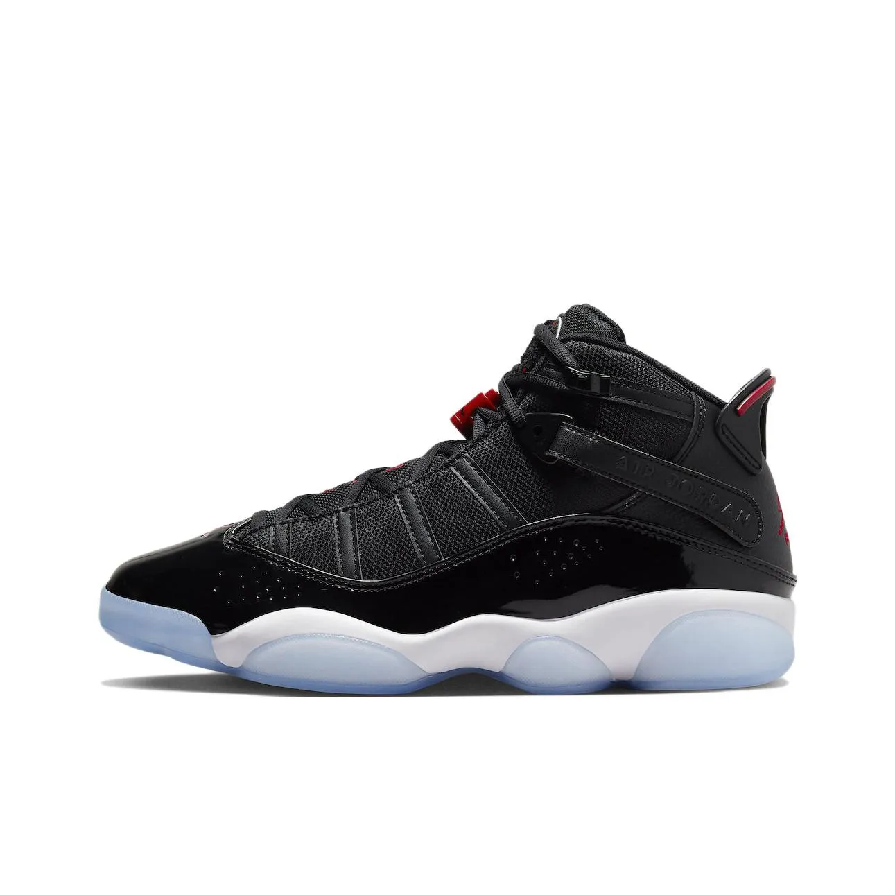 Jordan 6 Rings Black Gym Red