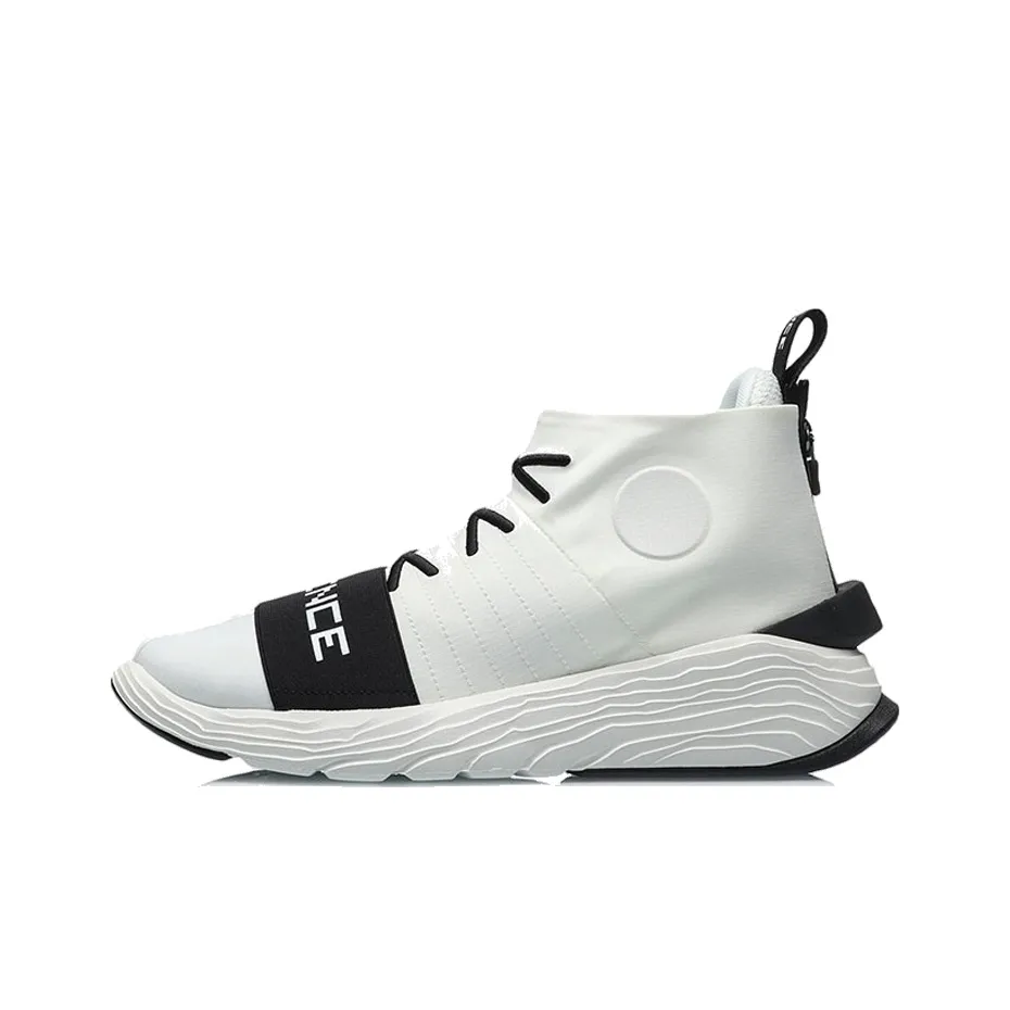 LiNing Essence Way Of Wade Slip-resistant Abrasion-resistant MID Топ Винтажные Баскетбольные Кроссовки Унисекс Белый Черный