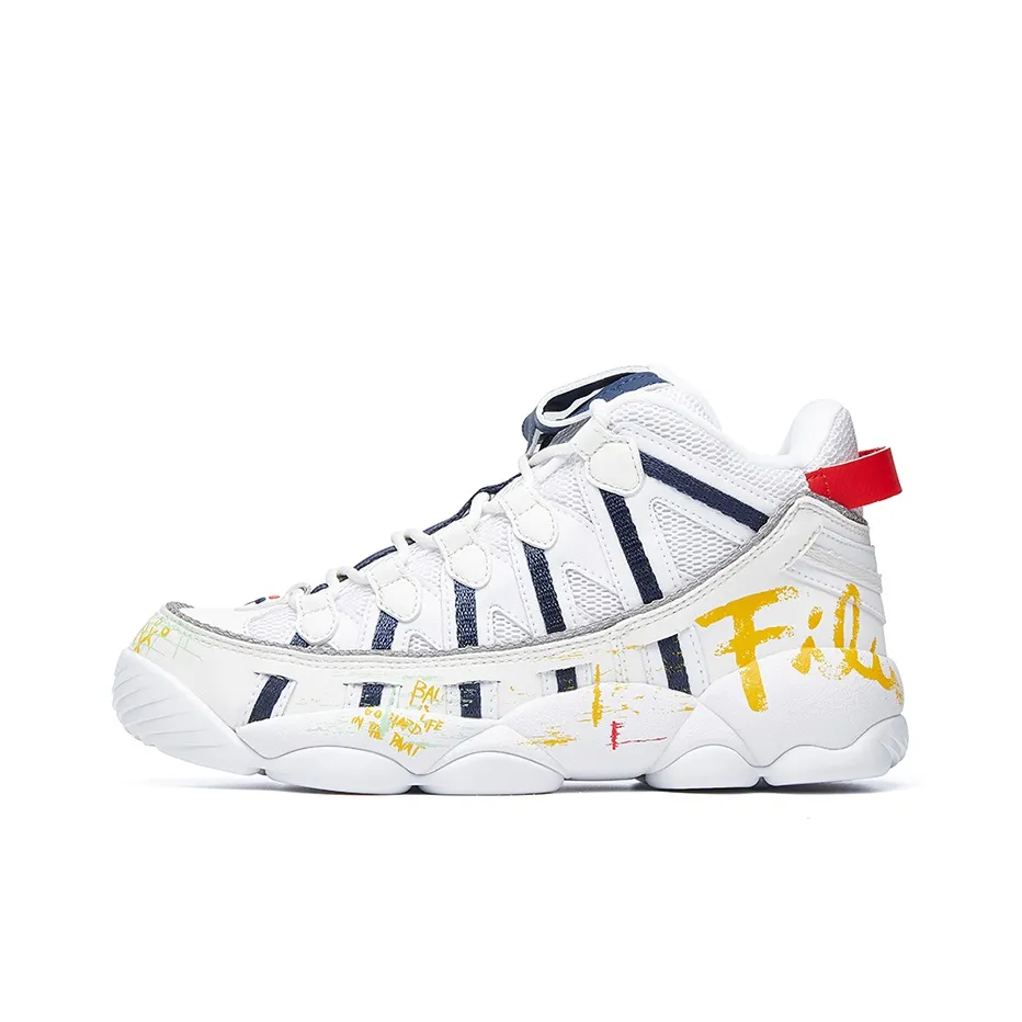 FILA FUSION Fila Spaghetti Classic White/Blue/Yellow Women's