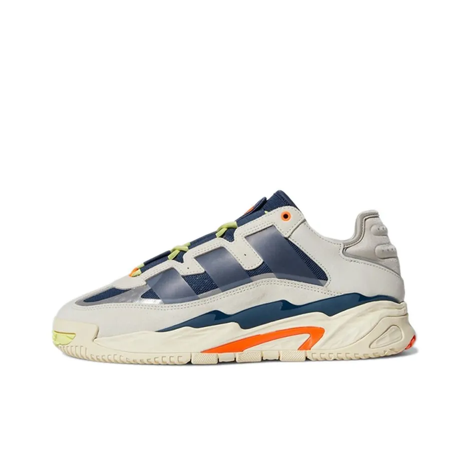 Adidas Originals Niteball 1,0 Винтажные баскетбольные кроссовки Унисекс Синий Белый