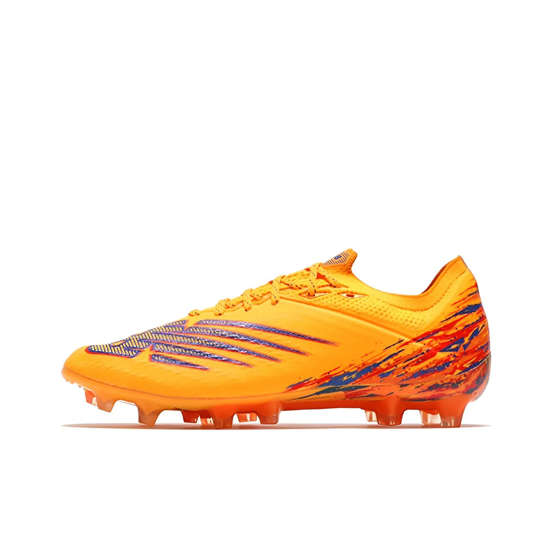New Balance Furon V6+ HG Hard Ground Soccer Shoes Unisex Orange