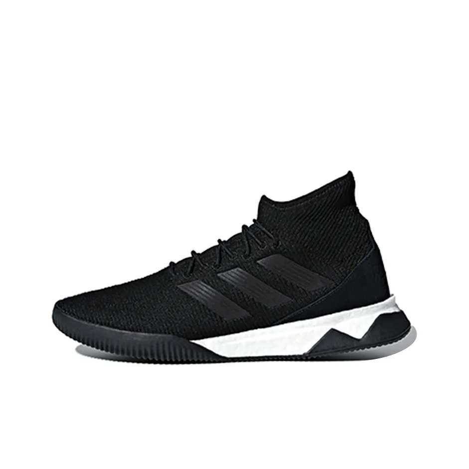 Adidas Predator Tango 18,1 IC IN Искусственный шип противоскользящие устойчивые к истиранию футбольные бутсы мужские черный белый