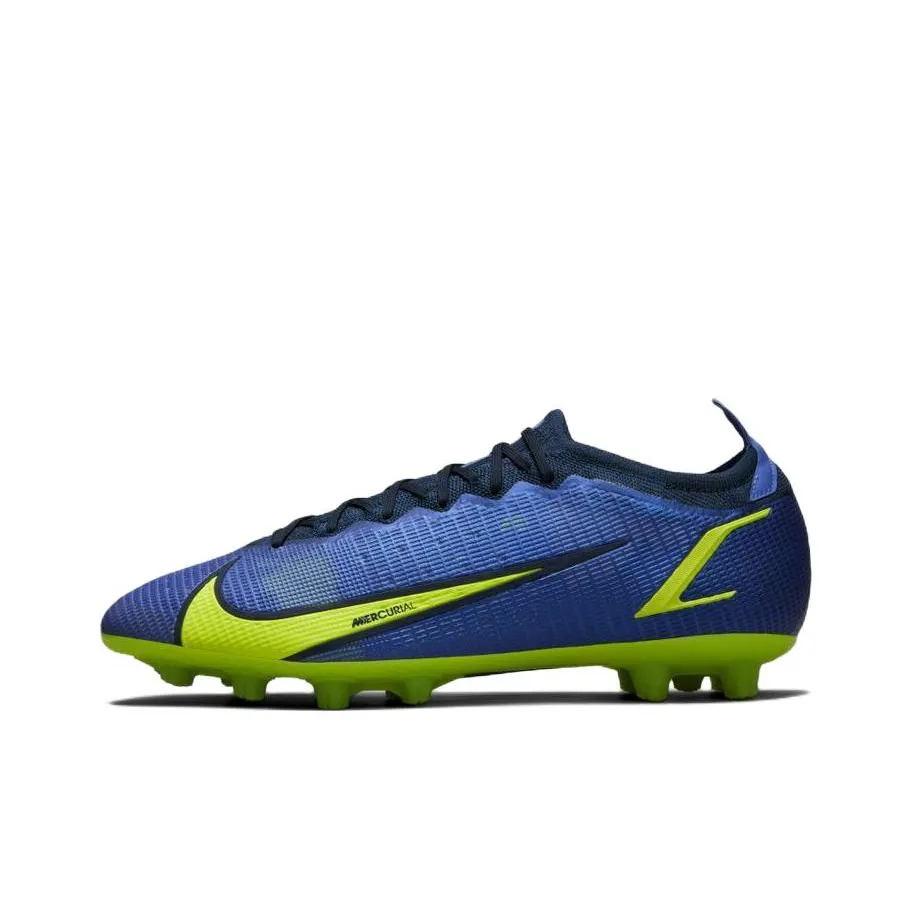 Nike Mercurial Vapor 14 HG Твердый Ground Противоскользящие Устойчивые к истиранию Футбольные бутсы Мужские Сапфирово-синий